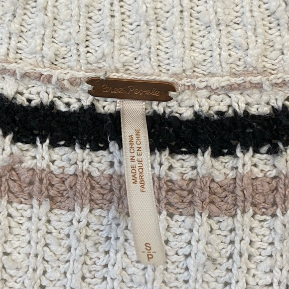 Free People Kennedy Stripe Pullover Sz Small - Picture 6 of 14